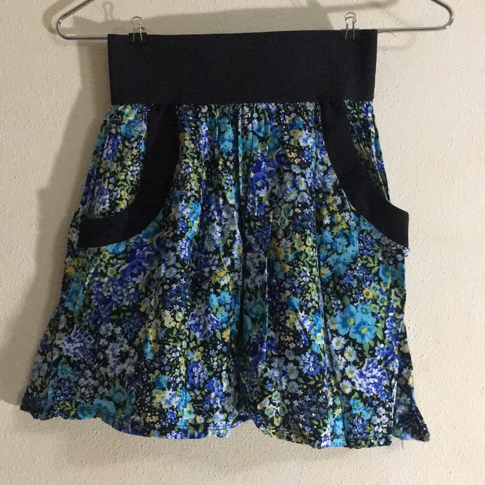 Floral skater skirt